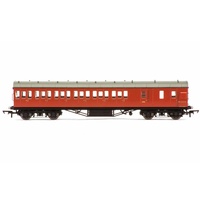 Hornby OO BR Ex-Lms Suburban Non-Corridor Third Class Brake Coach, Crimson