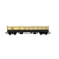Hornby OO GWR Collett 57' Bow Ended D98 Six Compartment Brake Third (Right Hand) 4972
