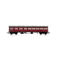 Hornby OO BR, Collett 57' Bow Ended E131 Nine Compartment Composite (Left Hand), W6237W - Era 4