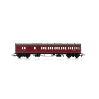 Hornby OO BR Collett 57' Bow Ended D98 Six Compartment Brake Third (Right Hand) W5508W