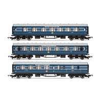 Hornby OO LMS 'Coronation Scot' Coach Pack, 2 X First Class, 1 X Brake Third - Era 3