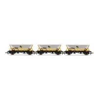 Hornby OO HAA Hopper Wagons, Three Pack, BR Coal Sector - ERA 8