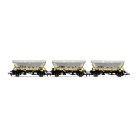 Hornby OO HFA Hopper Wagons, Three Pack, BR Coal Sector - ERA 8