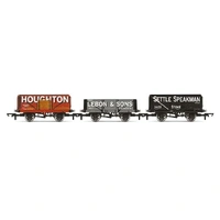 Hornby OO Triple Wagon Pack, Houghton Main, Thos. Lebon & Sons & Settle Speakman - Era 3
