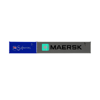 Hornby OO Safmarine & Maersk, Container Pack, 1 x 20' and 1 x 40' Containers - Era 11