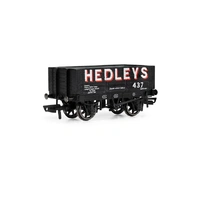 Hornby OO 6 Plank Wagon, Hedleys - Era 3