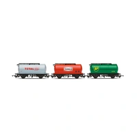 Hornby OO Petrol Tankers, three pack, Various - Era 2/3