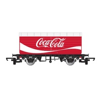 Hornby OO RAILROAD LWB Box Van, Coca Cola R6934