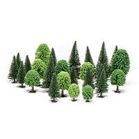 Hornby OO Mixed (Deciduous and Fir) Trees 5-14cm 20pce