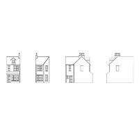 Hornby OO Victorian Terrace House Left Middle