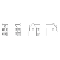 Hornby OO Victorian Terrace House Right Middle