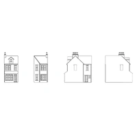 Hornby OO Victorian Terrace House Right Middle
