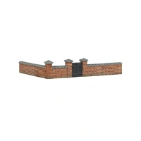 Hornby OO Front and Left Hand Victorian Terrace House Garden Wall