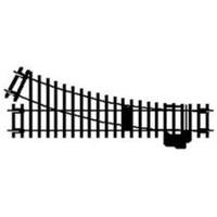 Hornby OO/HO Point Right Hand Standard 168mm