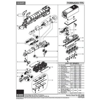 Hornby Motor with Flywheel and Worm Gear