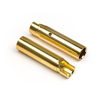 HPI Female Gold Plated Battery Connectors 4.0mm 5Prs HPI-101951