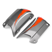 HPI Baja 5B Buggy Painted Body Lower (Gray/White/Red)