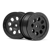 HPI ST-8 Wheel Black (0mm Offset/2Pcs)