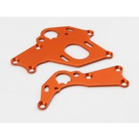 HPI Motor Mount Set - Left/Right (Orange) HPI-106838