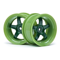 HPI Work Meister S1 Wheel Green (6mm Offset/2Pcs) [111091]