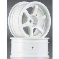 HPI HRE C106 Wheel 26mm White (6mm Offset/2Pcs) [112813]