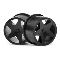 Hpi Q32 Super Start Wheel Set Black 4pcs