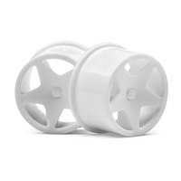 HPI Q32 Super Star Wheel Set F/R (White/18X10/18X14/4Pcs)