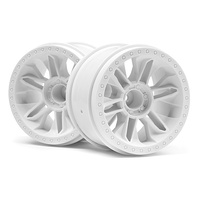 HPI 6-Shot ST Wheel (White/2Pcs)