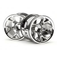 HPI 2197 MT Mesh Wheel (Chrome)