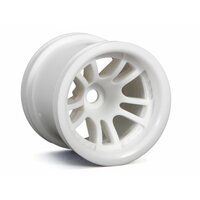 HPI SPLIT 5 TRUCK WHEEL WHITE 2PCS