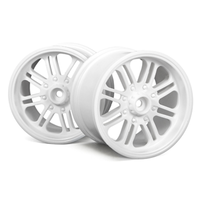 HPI 8 Spoke Wheel 83x56mm (White) HPI-3135