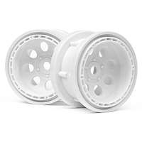 HPI Rock 8 Bead Lock White 55 x 36mm2pce HPI-3211