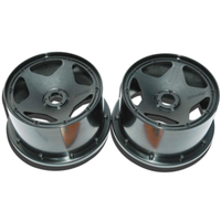 HPI Super Star Wheel Black (120 X 75mm/2Pcs) [3226]