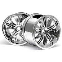 HPI Tremor Wheel Chrome 2pce Savage HPI-3252