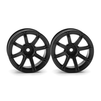HPI Work Emotion Xc8 Wheel 26mm Black (9mm Off Set) Pair HPI-3308