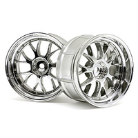 HPI Lp32 Lm-r Wheel Chrome (2 Pces) 6mm OffSet HPI-33460