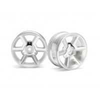 HPI GT Wheel Silver (6mm Offset/2Pcs) [33471]