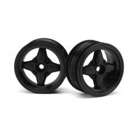 HPI Mx60 4 Spoke Wheel Black (0mm Offset/2Pcs)