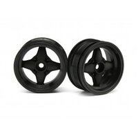 HPI Mx60 4 Spoke Wheel Black (3mm Offset/2Pcs)