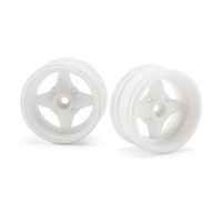 HPI MX60 4 Spoke Wheel White (6mm Offset/2PC) HPI-3910