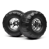 HPI Mounted Dual Stage Tyres For Classic King Wheels HPI-4884
