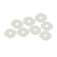HPI Body Washers Clear 8pcs HPI-6503