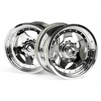 HPI AR-5Wheel Chrome 83 x 56 mm 2pce HPI-82001