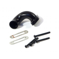 HPI Aluminium Exhaust Header Black HPI-86037