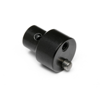 HPI Aluminum Mount & Retainer Set (Black)