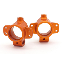 HPI HD Aluminium Rear Hub Carrier Orange (2) HPI-86995