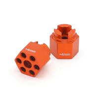 HPI Aluminium Hex Hub 4mm Offset Orangge HPI-87075