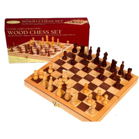 Wooden Chess Set 10.5in