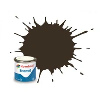 Humbrol Enamel 10 Service Brown Gloss 14mL Paint