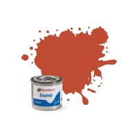 Humbrol Enamel 100 Red Brown Matt 14mL Paint